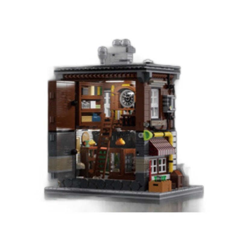 Antique Shop Assembled Building Block Toy Model