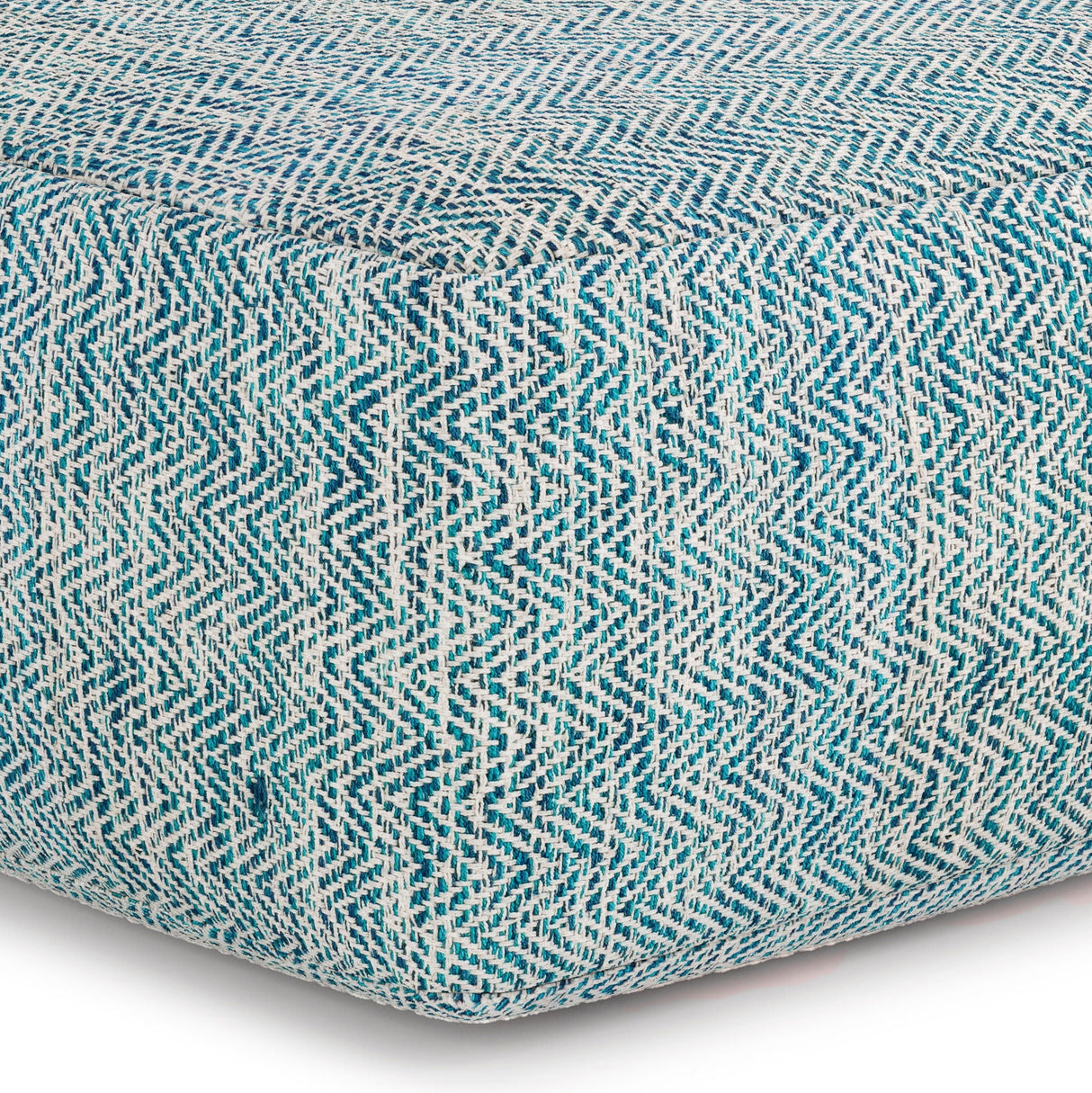 Nate - Handcrafted Square Pouf by Couch.com