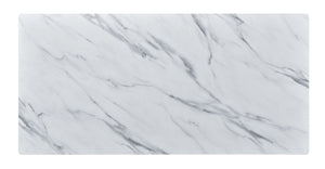 Landon - Coffee Table With Glass Marble Texture Top And Bent Wood Design by Couch.com