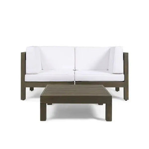 Oana 3 Piece Loveseat Set with Coffee Table