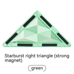 Color Window Asterism Magnetic Building Blocks Assembly