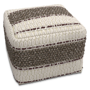 Grady - Handcrafted Square Pouf by Couch.com