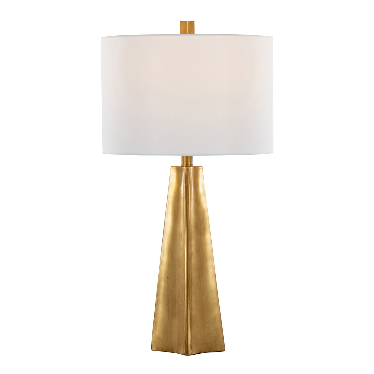 Pompeii - Contemporary Table Lamp - Gold / White by Couch.com