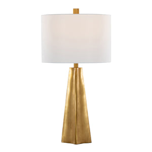 Pompeii - Contemporary Table Lamp - Gold / White by Couch.com