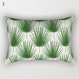 Decorative Throw Pillows Tropical Plants Pillow Cover Polyester Pillow Covers With Flowers And Plants Tropical Style Linen Throw Pillow Covers Decoration Pillowcase Cushions Home Decor