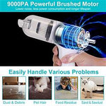 2-in-1 Cordless Vacuum Cleaner and Air Duster Rechargeable Handheld Compressed Air Duster by DirectDeals