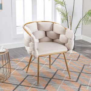 Luxury Modern Simple Leisure Velvet Single Sofa Chair Bedroom Lazy Person Household Dresser Stool Manicure Table Back Chair by Couch.com