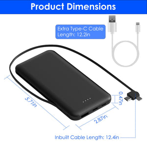 10000mAh Portable Power Bank by DirectDeals