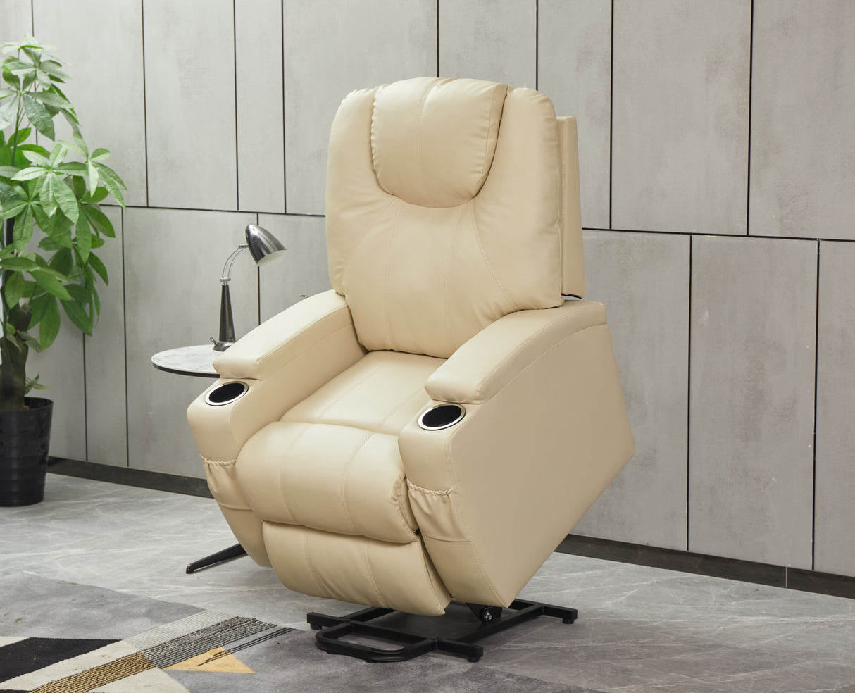 Modern Recliner Chair With Cup Holders, Remote Control by Couch.com