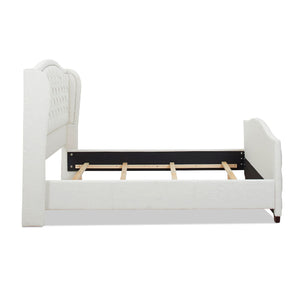 Marcella - Upholstered Shelter Headboard Bed Set by Couch.com