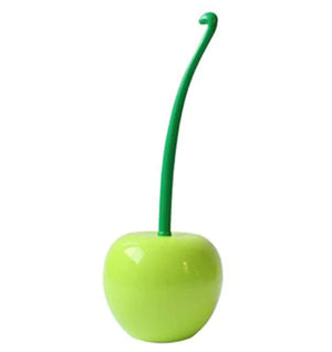 Cherry Toilet Brush Set - Plastic Cleaning Tool (One Set)