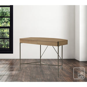 Kenia Writing Desk with 2 Drawers