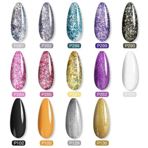 Diamond Gel Nail Polish 5ML Permanent Varnish Painting UV Manicure Reflective Sparkling Luxury Design Nail Gels for Women and Girls