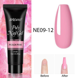 Diamond Gel Nail Polish Poly 15ml Semi Permanent UV Manicure Reflective Sparkling Luxury Shine Design For Women and Girls