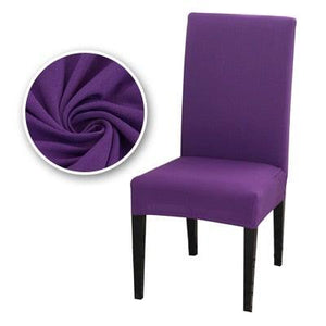 Dining Chair Covers Stretch Chair Covers Parsons Chair Slipcover Removable Anti Dirty Seat Chair Cover Spandex Kitchen Cover for Banquet Wedding Dinner Restaurant house