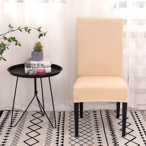 Dining Chair Covers Stretch Chair Covers Parsons Chair Slipcover Removable Anti Dirty Seat Chair Cover Spandex Kitchen Cover for Banquet Wedding Dinner Restaurant house