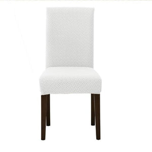Dining Room Chair Cover Spandex Elastic Stretch Slipcover For Chairs Kitchen Hotel Banquet Sure Fit Home Décor Stretch Short Dining Room Chair One Piece Slipcover Form Fit Polyester/Spandex Machine Washable