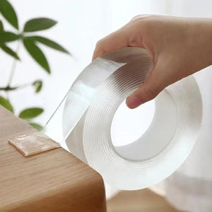 Double Sided Magic Transparent Reusable Waterproof Easy Use Tape Home Accessories Useful Multipurpose Tapes