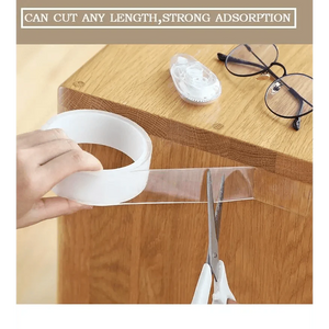 Double Sided Magic Transparent Reusable Waterproof Easy Use Tape Home Accessories Useful Multipurpose Tapes