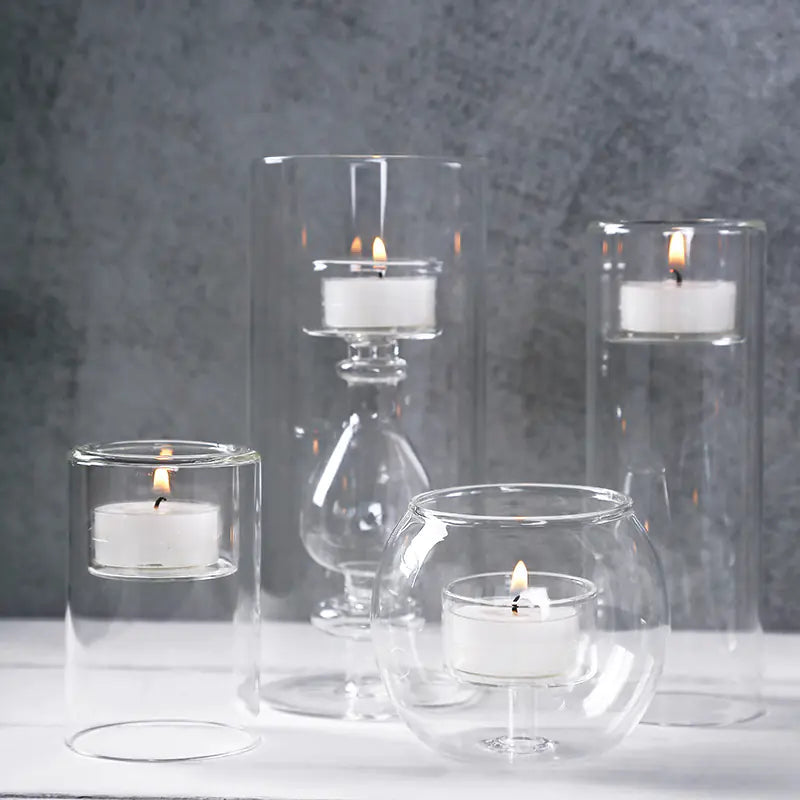 Romantic European Style Candlelight Dinner Set with Holder