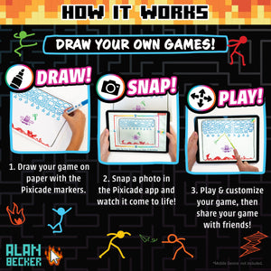 Draw Your Own Games! Special Animation Edition - Pixicade! - Alan Becker