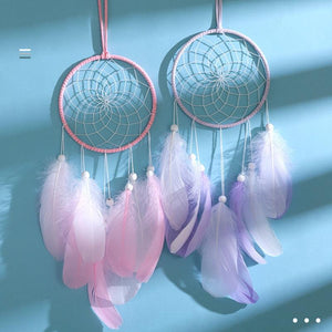 Dream Catcher Led Handmade Dream-catcher Traditional Feather Hanging Home Wall Decoration  Night Dream Catchers  Decor Ornament Wall Hanging Wind Chimes For Home Room Decoration