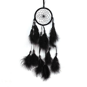 Dream Catcher Wall Decor with White Feathers Indian Style Dream-catcher Moon Handmade Wind Chimes Wall Ornament Girls Room Decoration Feather Dream Catcher For Kids Women Wedding Bohemian Wall Decor