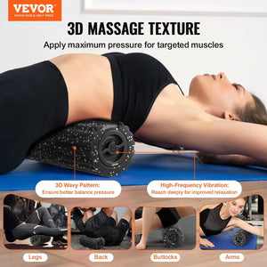 Vibrating Foam Roller 4 Intensities Rechargeable Electric EPP Foam Roller