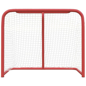 Hockey Goal Red and White 72"x28"x48" hockey net Polyester
