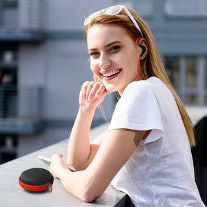 Wireless Headsets V4.1 Sport Earbuds Stereo Headphones Sweat-proof Noise Canceling Earphones Back-Headphone