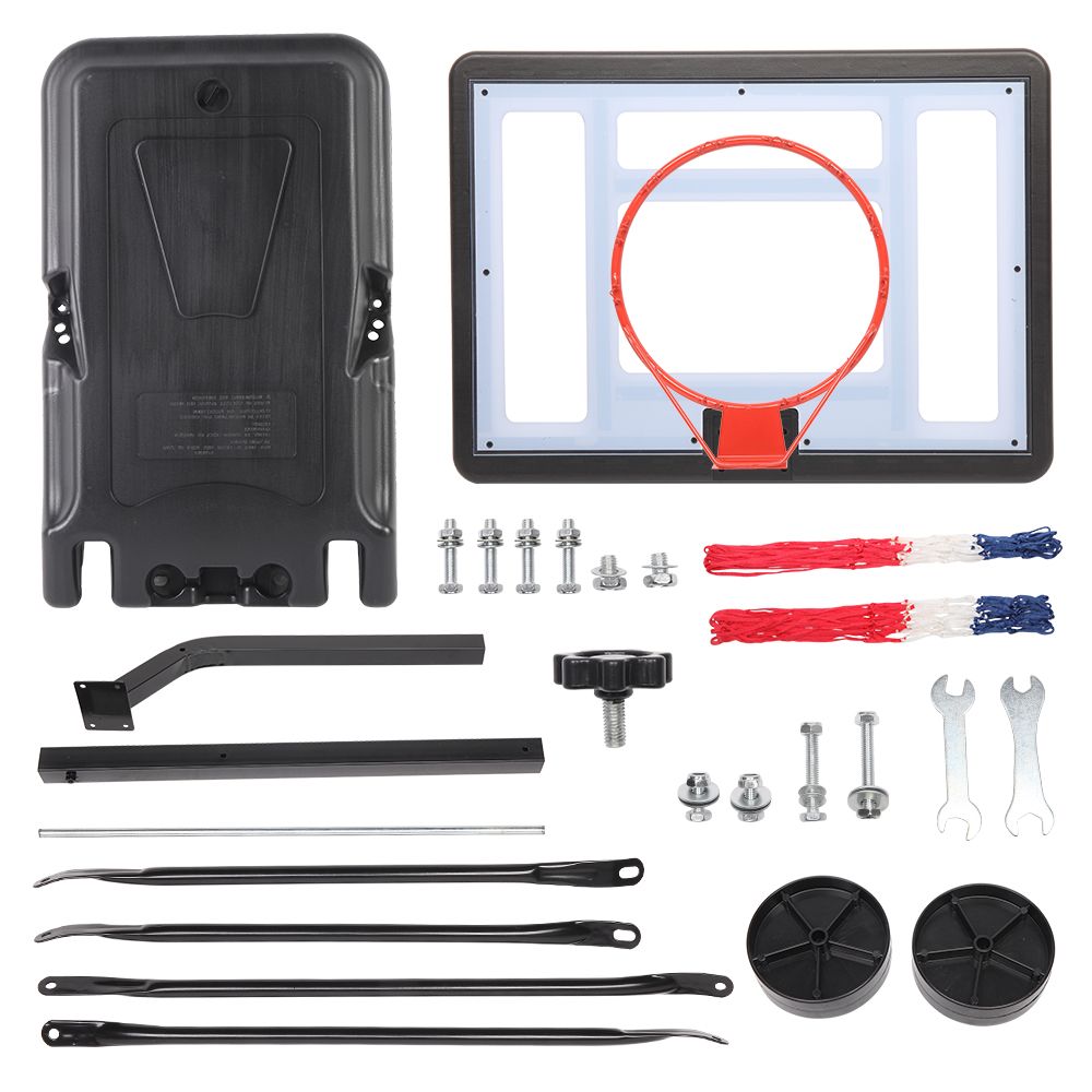 Adjustable Height Portable PVC Swimming Pool Basketball Stand for 7# Balls