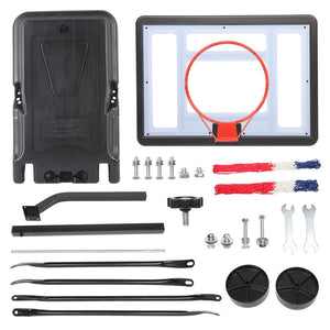 Adjustable Height Portable PVC Swimming Pool Basketball Stand for 7# Balls