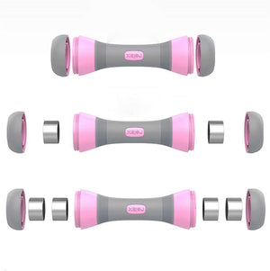Ladies Adjustable Dumbbells Fitness Equipment Barbell Tablets Cast Iron Coated Plastic Yoga Dumbbell Plastic Dumbbells 2 Kilos to 4kilos Weight