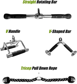 210lb Green Home Gym Set Multi-functional Power Cage, Home Adjustable Pullup power Rack 1000Lbs Capacity Comprehensive Fitness Barbell Rack