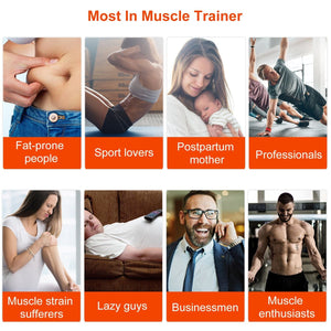 Advanced EMS Abdominal Toning Belt for Fitness - 6 Modes for Effective Muscle Stimulation