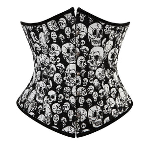 SEXY Gothic Under bust Corset and Waist trimmer cincher Bustiers Top Workout Shape Body Belt Plus size Lingerie S-6XL