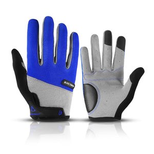 Bicycle Full Finger Cycling Bike Gloves Absorbing Sweat for Men and Women Outdoor Sports Protector