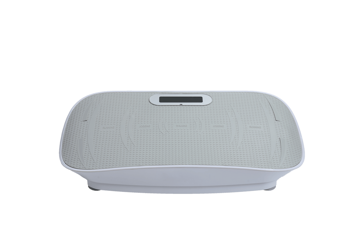 Full Body Vibration Plate Crazy Fitness Massage 10-Frequency Weight Loss & Fat Burner Shaking Machine For Unisex Grey 034