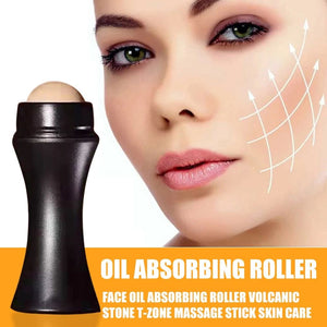 Natural Volcanic Stone Facial Roller for Glowing Skin