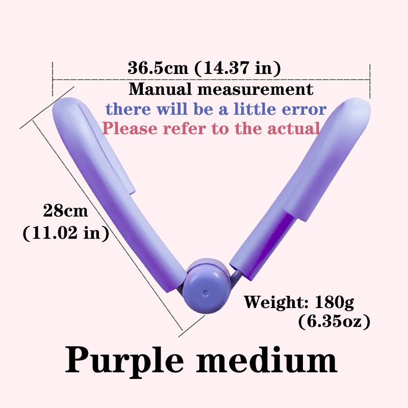 Purple Medium Yoga; Fitness Pelvic Floor Muscle exercise; Used to Tighten Buttocks to Reduce Inner Thigh Fat; Stovepipe Fat Reducer to Contract Pelvic Floor Muscles