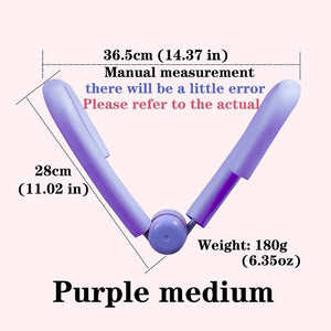 Purple Medium Yoga; Fitness Pelvic Floor Muscle exercise; Used to Tighten Buttocks to Reduce Inner Thigh Fat; Stovepipe Fat Reducer to Contract Pelvic Floor Muscles