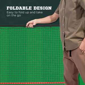 Soozier Soccer Rebounder Net Adjustable Foldable Multi-Sport Training for Soccer Practice 8.5' x 6.5'