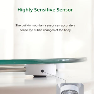 1pc Transparent Bathroom Scales LCD Electronic, smart Digital Scale Bear 180 KG Body Weight Scales Floor Scales