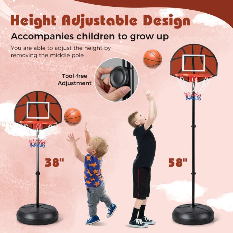 Indoor Outdoor Basketball Hoop for Garden & Backyard
