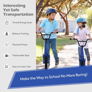 Height Adjustable hoverboard Kid Scooter with 12 Inch Air Filled Wheel