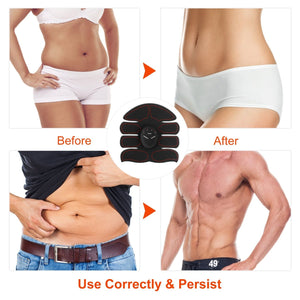 Advanced EMS Abdominal Toning Belt for Fitness - 6 Modes for Effective Muscle Stimulation