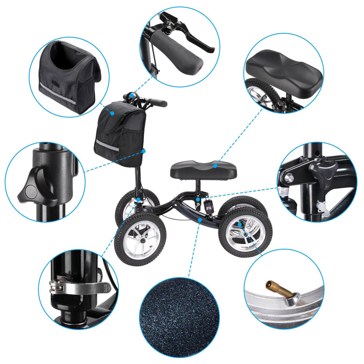 aluminum knee scooter