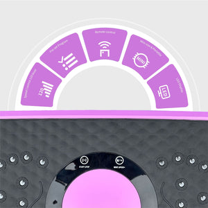 Vibration Plate Fitness Platform, Whole Body Exercise Machine for Lymphatic Drainage, Shaking Workout Board with 120 Speed Levels, Fat Burner and Weight Loss Equipment for Men and Women.