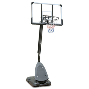 Portable Outdoor Basketball Hoop with Adjustable Height 7.5-10ft and 44 Inch Backboard