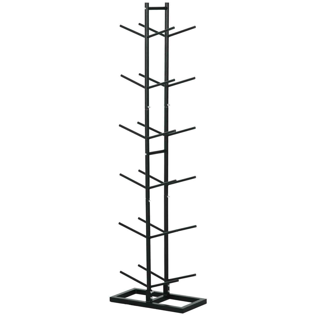 Soozier Vertical Basketball Rack, 12-Ball Capacity Organizer for Gym & Garage